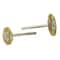 Forney Brush Set, Brass, 1 in and 3/4 in with 3/32 in Shaft 2-Piece 60213 - alternate 2